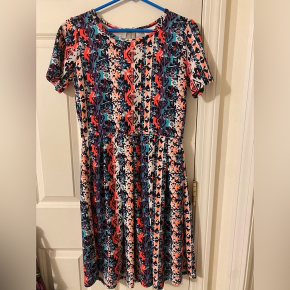 Colorful comfy dress - Picture 1 of 4